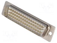 Connector: D-Sub; PIN: 50; socket; male; straight; THT; 5A; 15mΩ CONNFLY