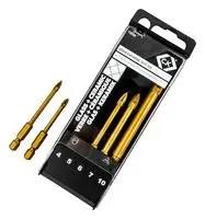 GLASS/TILE TCT DRILL BIT SET, 5PC