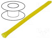 Braid; polyester; Package: 100m; ØBraid : 3÷7nom.4mm; yellow 4CARMEDIA