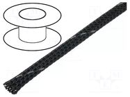 Braid; polyester; dark grey; Package: 100m; ØBraid : 4÷9nom.5mm 4CARMEDIA