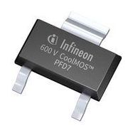 MOSFET, N-CH, 600V, 3A, SOT-223