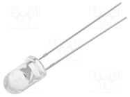 LED; 5mm; red; 5800÷8400mcd; 30°; Front: convex; No.of term: 2 OPTOSUPPLY