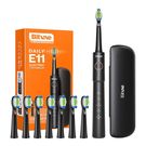 Sonic toothbrush with tips set and travel case BV E11 (Black), Bitvae