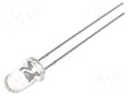 LED; sea green; 5mm; 10000÷14400mcd; 20°; Front: convex; 2.8÷4VDC OPTOSUPPLY