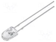 LED; green; oval; 5x4.1mm; 22000mcd; 100/40°; Front: convex; 20mA OPTOSUPPLY