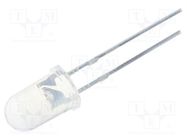 LED; 5mm; green; 18000÷22000mcd; 15°; Front: convex; No.of term: 2 OPTOSUPPLY