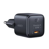 Wall Charger Aukey PA-B1L,USB-C, 30W (black), Aukey