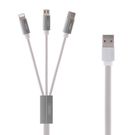 Cable USB 3in1 Remax Kerolla, 1m (white), Remax
