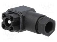 Connector: rectangular; G; plug; female; PIN: 4; tinned; IP65; 50V HIRSCHMANN