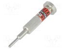 Tool: for  removal; terminals; Sleeve ext.dia: 2.7mm; A: 12mm ENGINEER