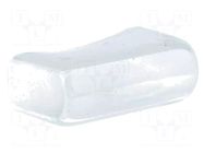 Cover; 5x20mm; PVC; natural / azure PROFFUSE