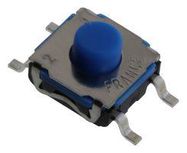 TACTILE SWITCH, 0.05A, 32VDC, 225GF, SMD