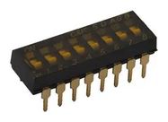 DIP SWITCH, 0.1A, 5VDC, 4 POS, SMD