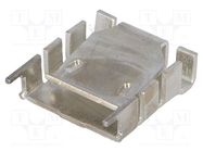 Heatsink: moulded; TO218,TO220; L: 25.4mm; W: 25mm; H: 8.3mm; 18K/W FISCHER ELEKTRONIK