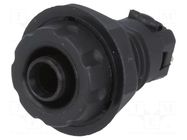 Connector: 4mm banana; socket; 30A; 1kVDC; black CLIFF