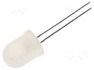 LED; green; 10mm; 1560÷2180mcd; 60°; Front: convex; 2.9÷3.6VDC OPTOSUPPLY