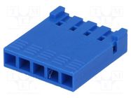 Connector: wire-board; plug; female; PIN: 5; w/o contacts; 2.54mm Amphenol Communications Solutions