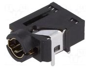 Connector: Jack 3,5mm; socket; female; ways: 4; THT; W: 10.2mm; H: 5mm CLIFF