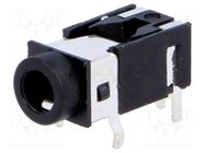 Connector: Jack 3,5mm; socket; female; stereo special; ways: 4; THT CLIFF