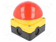 Switch: manual and foot; Stabl.pos: 2; NC; IP67; -25÷40°C; FAK EATON ELECTRIC