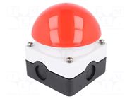 Switch: manual and foot; Stabl.pos: 1; NC + NO; IP67; -25÷40°C; FAK EATON ELECTRIC