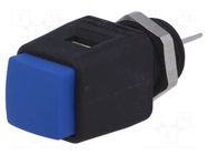 Laboratory clamp; blue; 70VDC; 16A; screw,spring clamp; nickel SCHÜTZINGER