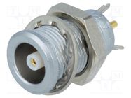 Connector: coaxial; 00; socket; female; soldering; 4A; straight LEMO
