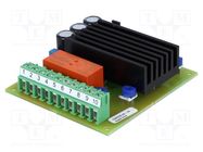 DC-motor driver; for building in; Imax: 12A; 65x75x30mm; 10÷35VDC ELECTROMEN