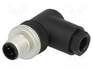 Connector: M12; plug; PIN: 4; male; A code-DeviceNet / CANopen HIRSCHMANN