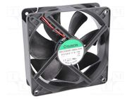 Fan: DC; axial; 48VDC; 120x120x38mm; 234.4m3/h; 48dBA; ball bearing SUNON