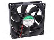 Fan: DC; axial; 12VDC; 92x92x25mm; 67.15m3/h; 28dBA; ball; 2.54mmH2O SUNON