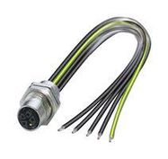 SENSOR CORD, M12 RCPT, FREE END, 0.2M