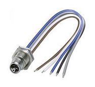 SENSOR CORD, M12 PLUG, FREE END, 0.2M