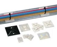 CABLE TIE MOUNT, PA66, 28MM, WHITE