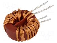 Inductor: wire; THT; 10mH; 10A; 42mΩ; DTSN-33; Ø37x15.5mm; vertical FERYSTER
