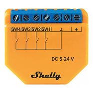 Shelly Plus I4 DC Controller/Scene activator, WiFi/Bluetooth (5-24V DC), Shelly