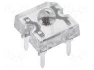 LED Super Flux; violet; 7.62x7.62mm; 150mcd; 60°; Front: convex OPTOSUPPLY