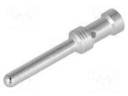 Contact; male; Han E® High Temp; copper alloy; silver plated HARTING