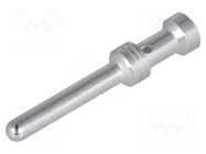 Contact; male; Han E® High Temp; copper alloy; silver plated HARTING