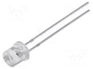 LED; violet; 5mm; 40÷70mcd; 140°; Front: flat; 2.8÷4VDC OPTOSUPPLY