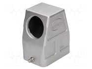 Enclosure for connectors: HDC; size 6B; for cable; IP65; high HARTING