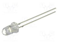 LED; 5mm; green; 220000÷250000mcd; 15°; Front: convex; No.of term: 2 OPTOSUPPLY