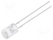 LED; red; 5mm; 750÷1120mcd; 100°; Front: flat; 1.8÷2.6VDC OPTOSUPPLY
