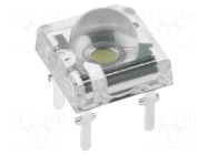 LED Super Flux; white cold; 7.62x7.62mm; 7000÷8800mcd; 120°; 30mA OPTOSUPPLY