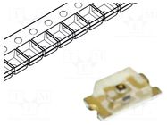 LED; green; SMD; 0603; 18÷71mcd; 1.9÷2.4VDC; 1.6x0.8x0.55mm; 130° LITEON