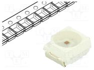 LED; 3528,PLCC2; red; 500÷700mcd; 120°; 1.8÷2.6VDC; 3.5x2.8x1.9mm OPTOSUPPLY