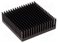 Heatsink: extruded; black; L: 53.3mm; W: 53.3mm; H: 16.51mm; 7K/W FISCHER ELEKTRONIK