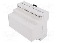 Enclosure: for DIN rail mounting; Y: 90mm; X: 105mm; Z: 71mm; noryl ELBAG