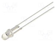 LED; 3mm; gold; 22000÷25000mcd; 30°; Front: convex; 2÷2.8V OPTOSUPPLY