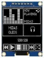 OLED GRAPHIC DISPLAY, COB, SPI, 3.3V